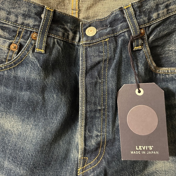 Levi’s Men’s 501 1980’s Made In Japan Selvedge Denim 33X34 NWT - Picture 3 of 10